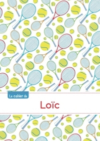 Le cahier de Loïc - Blanc, 96p, A5 - Tennis