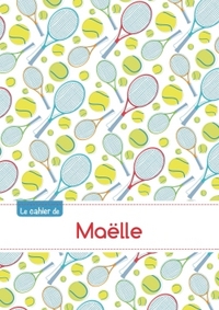 CAHIER MAELLE BLANC,96P,A5 TENNIS