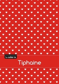 CAHIER TIPHAINE BLANC,96P,A5 PETITSCoeURS