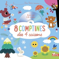 8 comptines des 4 saisons - livre avec CD