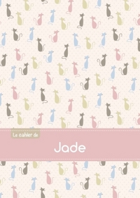 Le cahier de Jade - Blanc, 96p, A5 - Chats