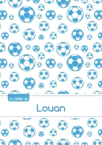 Le cahier de Louan - Blanc, 96p, A5 - Football Marseille