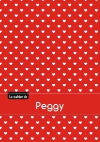 CAHIER PEGGY BLANC,96P,A5 PETITSCoeURS