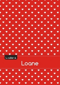 Le cahier de Loane - Blanc, 96p, A5 - Petits c urs