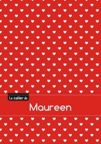 CAHIER MAUREEN BLANC,96P,A5 PETITSCoeURS