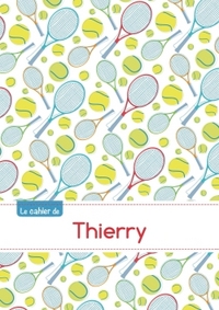 CAHIER THIERRY PTSCX,96P,A5 TENNIS
