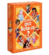 DISNEY - "QUI SUIS-JE ?" - BOITE DE JEU DE CARTES - SPECIAL HEROS ET VILAINS