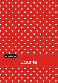 Le cahier de Laurie - Blanc, 96p, A5 - Petits c urs