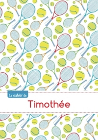 CAHIER TIMOTHEE PTSCX,96P,A5 TENNIS