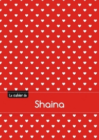 CAHIER SHAINA BLANC,96P,A5 PETITSCoeURS