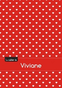 CAHIER VIVIANE BLANC,96P,A5 PETITSCoeURS