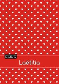 Le cahier de Laëtitia - Blanc, 96p, A5 - Petits c urs