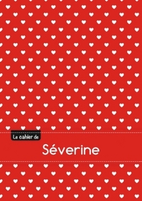 CAHIER SEVERINE BLANC,96P,A5 PETITSCoeURS