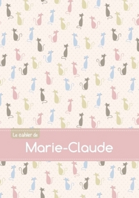 CAHIER MARIE CLAUDE BLANC,96P,A5 CHATS