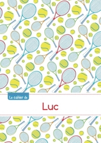 Le cahier de Luc - Blanc, 96p, A5 - Tennis