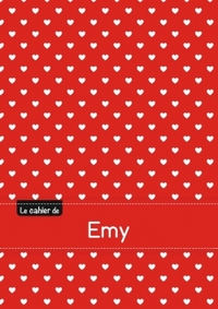 Le cahier d'Emy - Blanc, 96p, A5 - Petits c urs