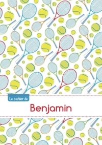 Le cahier de Benjamin - Petits carreaux, 96p, A5 - Tennis