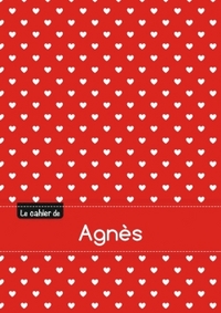 Le cahier d'Agnès - Blanc, 96p, A5 - Petits c urs