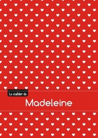CAHIER MADELEINE BLANC,96P,A5 PETITSCoeURS