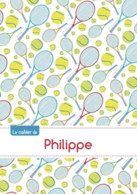 CAHIER PHILIPPE BLANC,96P,A5 TENNIS