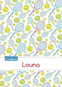 Le cahier de Louna - Blanc, 96p, A5 - Tennis