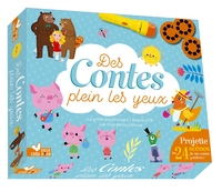 DES CONTES PLEIN LES YEUX - COFFRET AVEC LAMPE