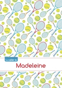 CAHIER MADELEINE BLANC,96P,A5 TENNIS