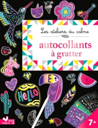 AUTOCOLLANTS A GRATTER - POCHETTE AVEC ACCESSOIRES