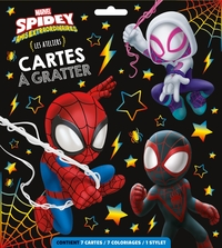 SPIDEY ET SES AMIS EXTRAORDINAIRES - ATELIERS DISNEY - POCHETTE PLATE - CARTES A GRATTER - MARVEL