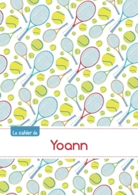 CAHIER YOANN BLANC,96P,A5 TENNIS