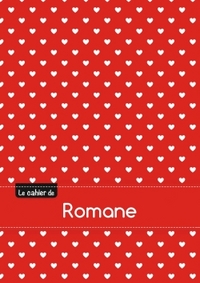 CAHIER ROMANE BLANC,96P,A5 PETITSCoeURS