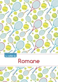 CAHIER ROMANE BLANC,96P,A5 TENNIS