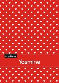 CAHIER YASMINE BLANC,96P,A5 PETITSCoeURS