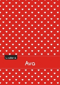 Le cahier d'Ava - Blanc, 96p, A5 - Petits c urs