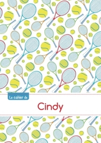 Le cahier de Cindy - Blanc, 96p, A5 - Tennis