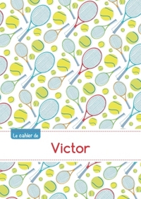 CAHIER VICTOR BLANC,96P,A5 TENNIS
