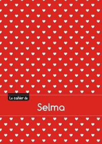 CAHIER SELMA BLANC,96P,A5 PETITSCoeURS