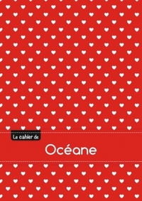 CAHIER OCEANE BLANC,96P,A5 PETITSCoeURS