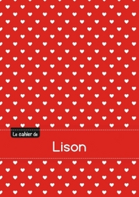 Le cahier de Lison - Blanc, 96p, A5 - Petits c urs