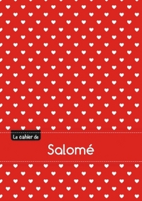 CAHIER SALOME BLANC,96P,A5 PETITSCoeURS
