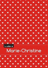 CAHIER MARIE CHRISTINE BLANC,96P,A5 PETITSCoeURS
