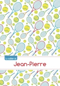 Le cahier de Jean-Pierre - Blanc, 96p, A5 - Tennis