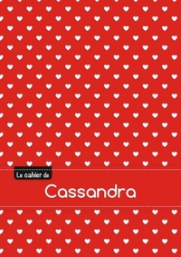 Le cahier de Cassandra - Blanc, 96p, A5 - Petits c urs