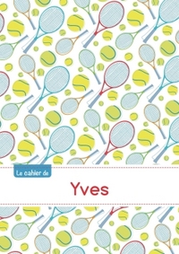 CAHIER YVES BLANC,96P,A5 TENNIS