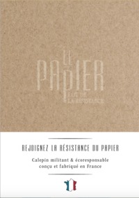 Cahier français A5 sable - Le Papier fait de la Résistance