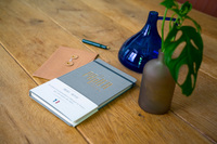CARNET TOILE DU MARAIS A5 GRIS ORAGE  LE PAPIER FAIT DE LA RESISTANCE