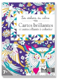 Cartes brillantes à colorier