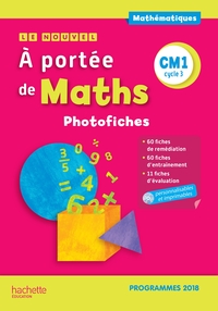 Le nouvel A portée de Maths CM1, Photofiches + CD-Rom
