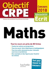 Objectif CRPE En Fiches Maths - 2018