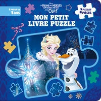 REINE DES NEIGES - MON PETIT LIVRE PUZZLE - 5 PUZZLES 9 PIECES - JOYEUSES FETES AVEC OLAF - DISNEY